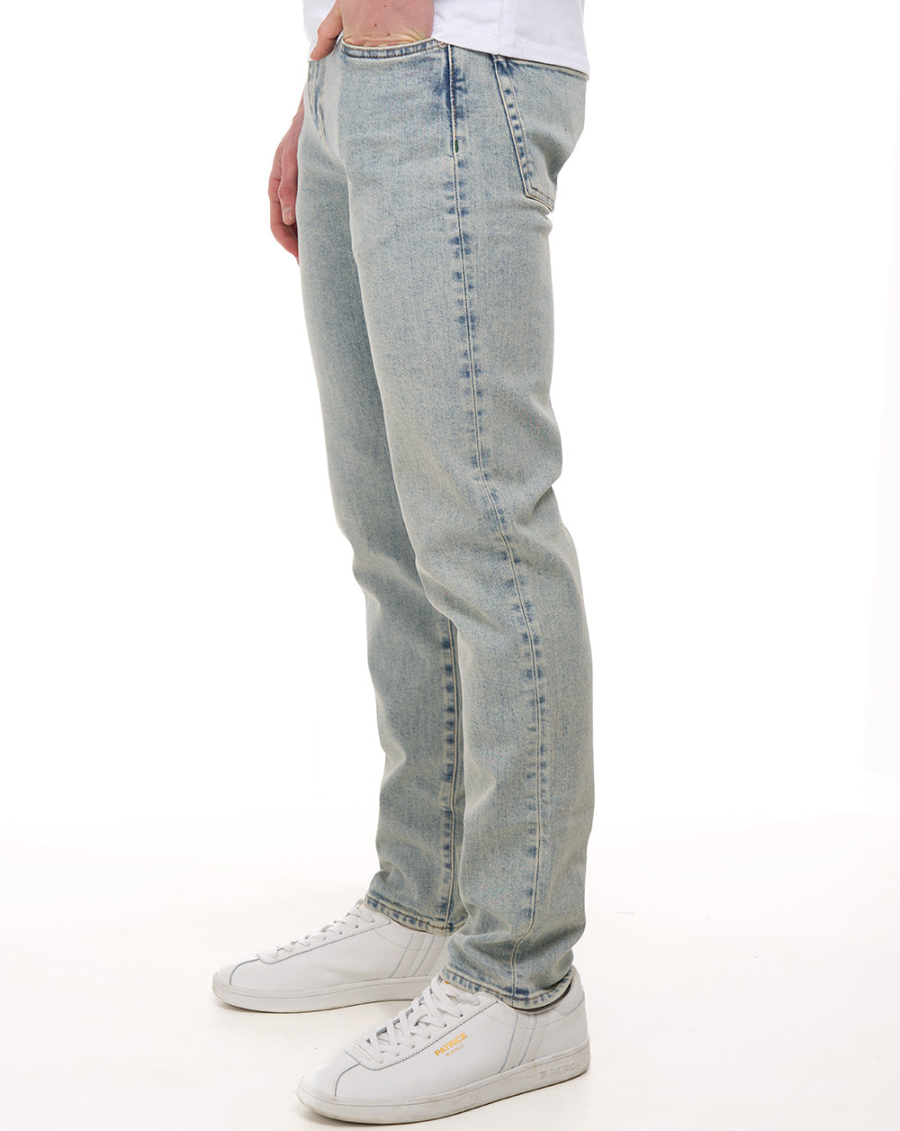 Lacoste Slim Fit Indigo Jeans Washed Bleach