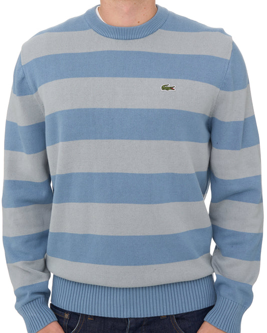 Lacoste Lacoste Striped Sailor Knit Blue/Grey