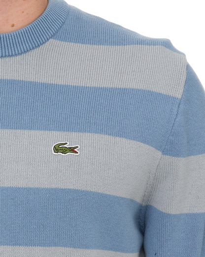 Lacoste Striped Sailor Knit Blue/Grey