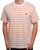 Lacoste Streifen-T-Shirt Blüte/Mehl
