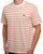 Lacoste Streifen-T-Shirt Blüte/Mehl