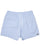 Lacoste Textured Striped Swim Shorts White/Light Blue