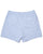 Lacoste Textured Striped Swim Shorts White/Light Blue