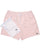 Lacoste Textured Striped Swim Shorts White/Peach
