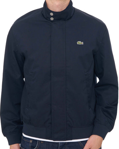 Lacoste Twill Harrington Jacket Navy