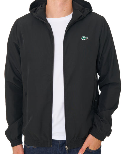 Lacoste Water Repellent Sports Jacket Black