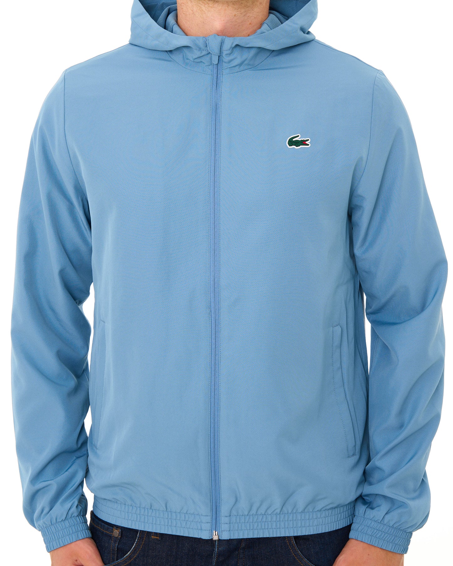 Lacoste Water Repellent Sports Jacket Blue