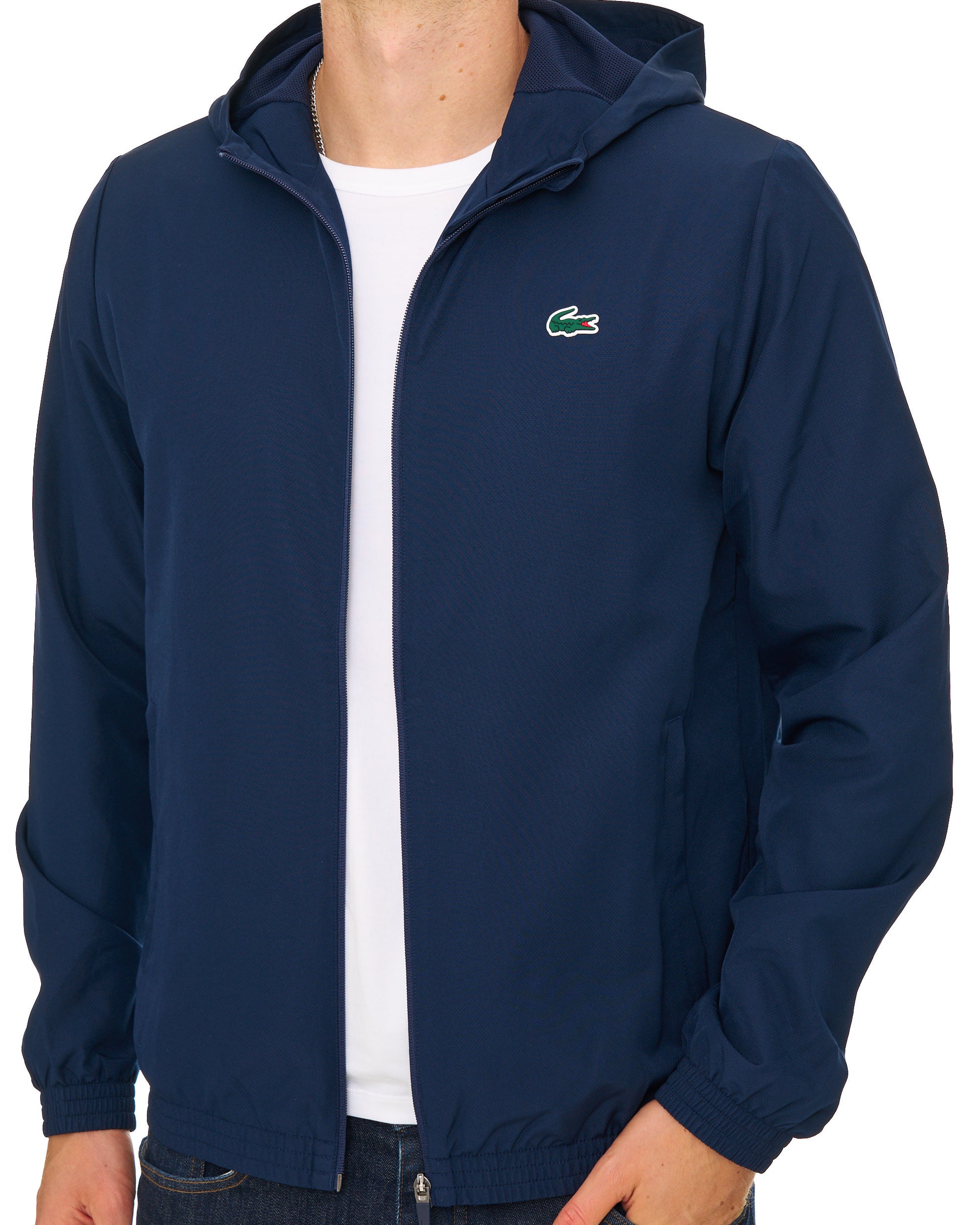 Lacoste Water Repellent Sports Jacket Navy