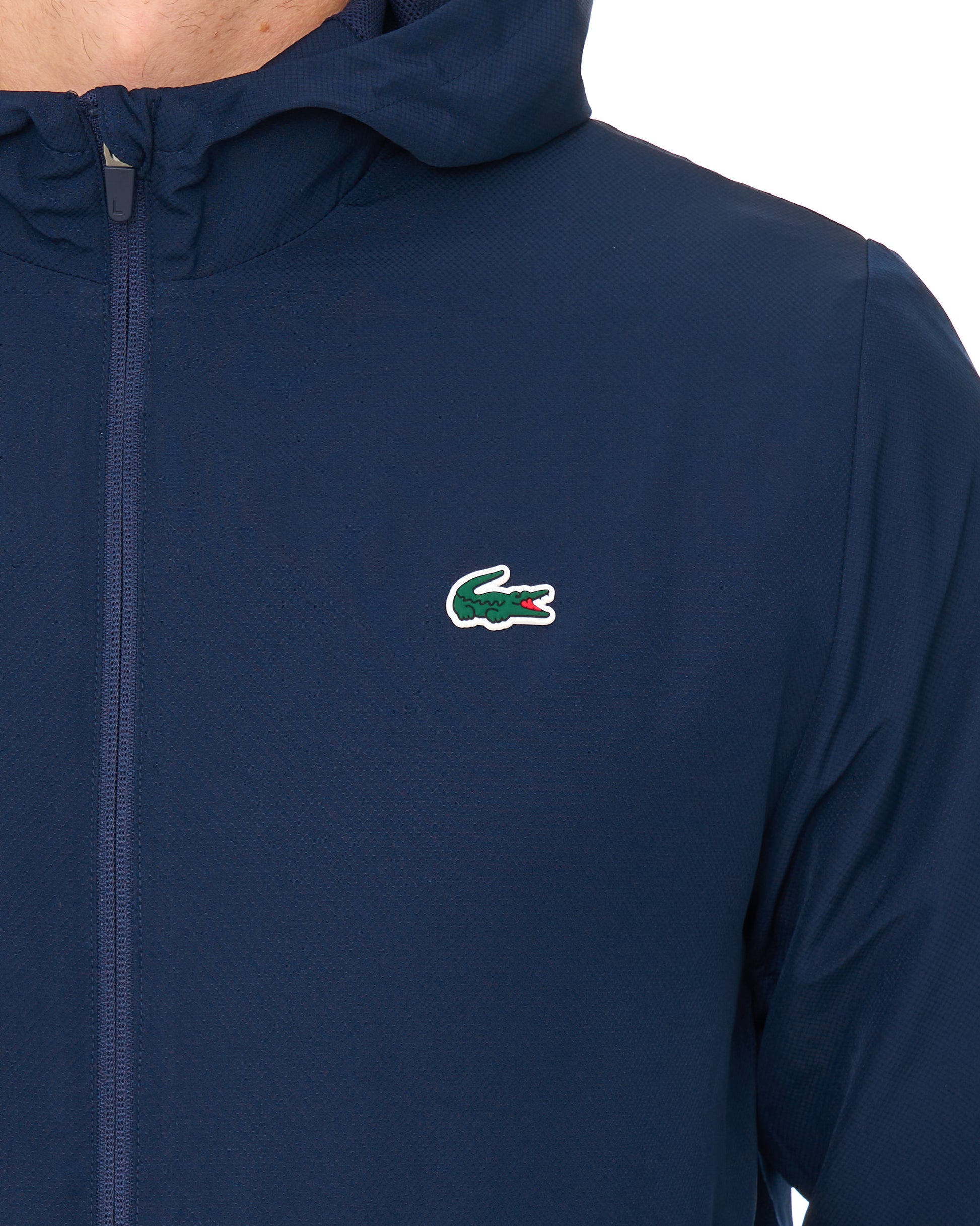 Lacoste Water Repellent Sports Jacket Navy