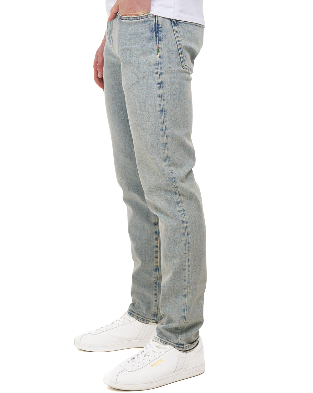 Lacoste Slim Fit Indigo Jeans Washed Bleach