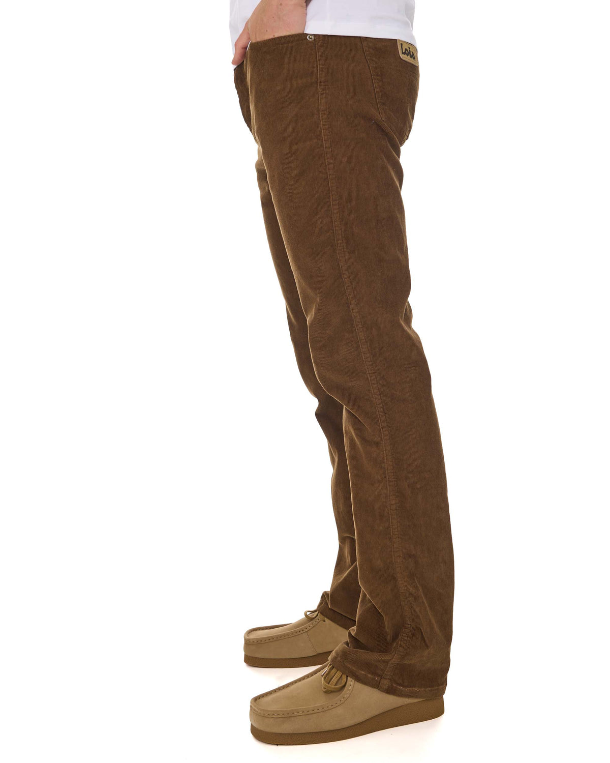 Lois Bootcut Needle Cord Brown