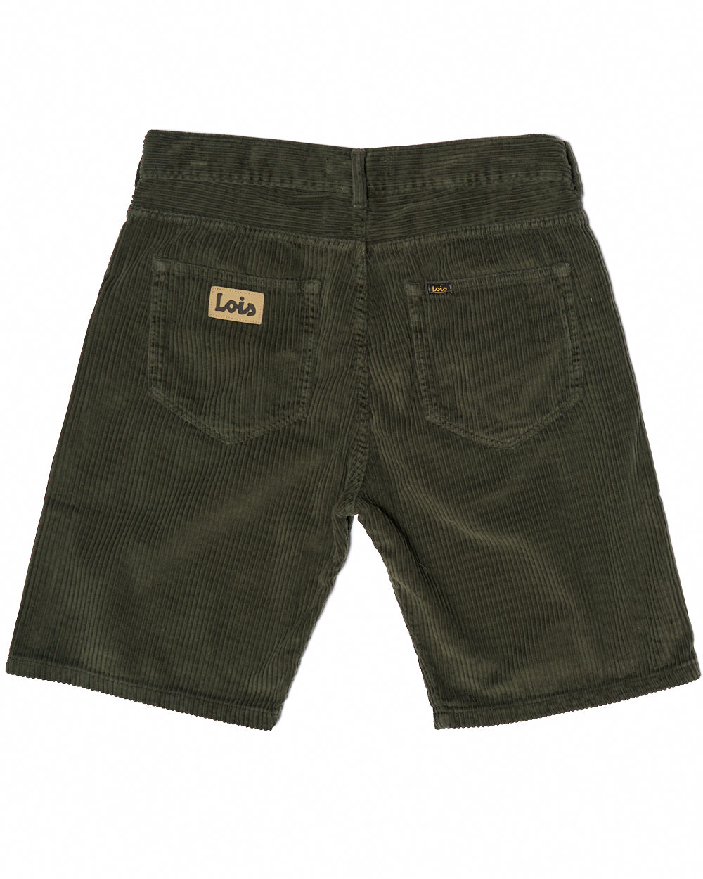 Lois Pepe Jumbo Cord Shorts Dark Green