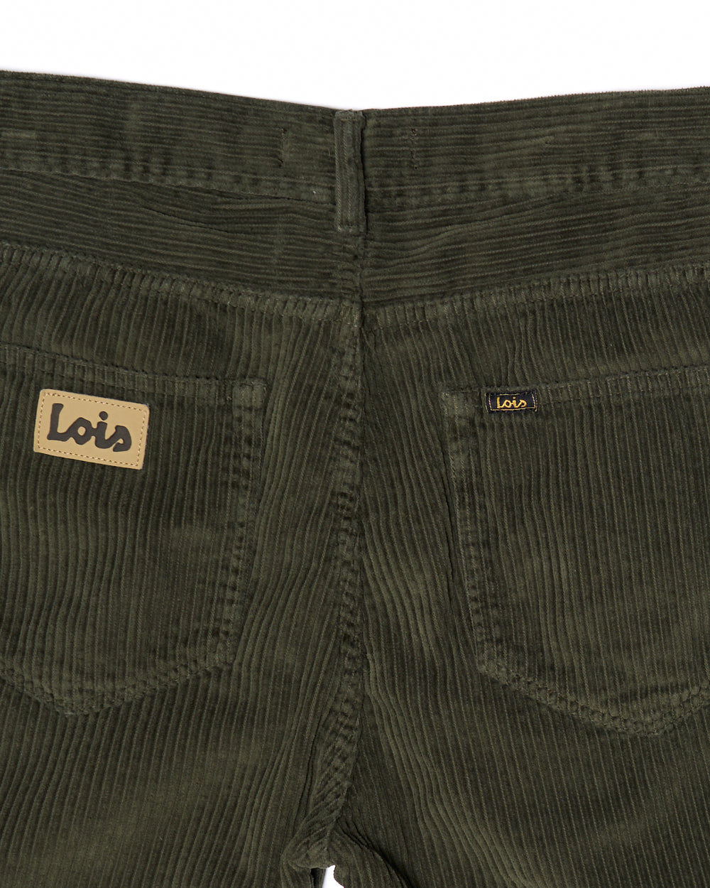 Lois Pepe Jumbo Cord Shorts Dark Green