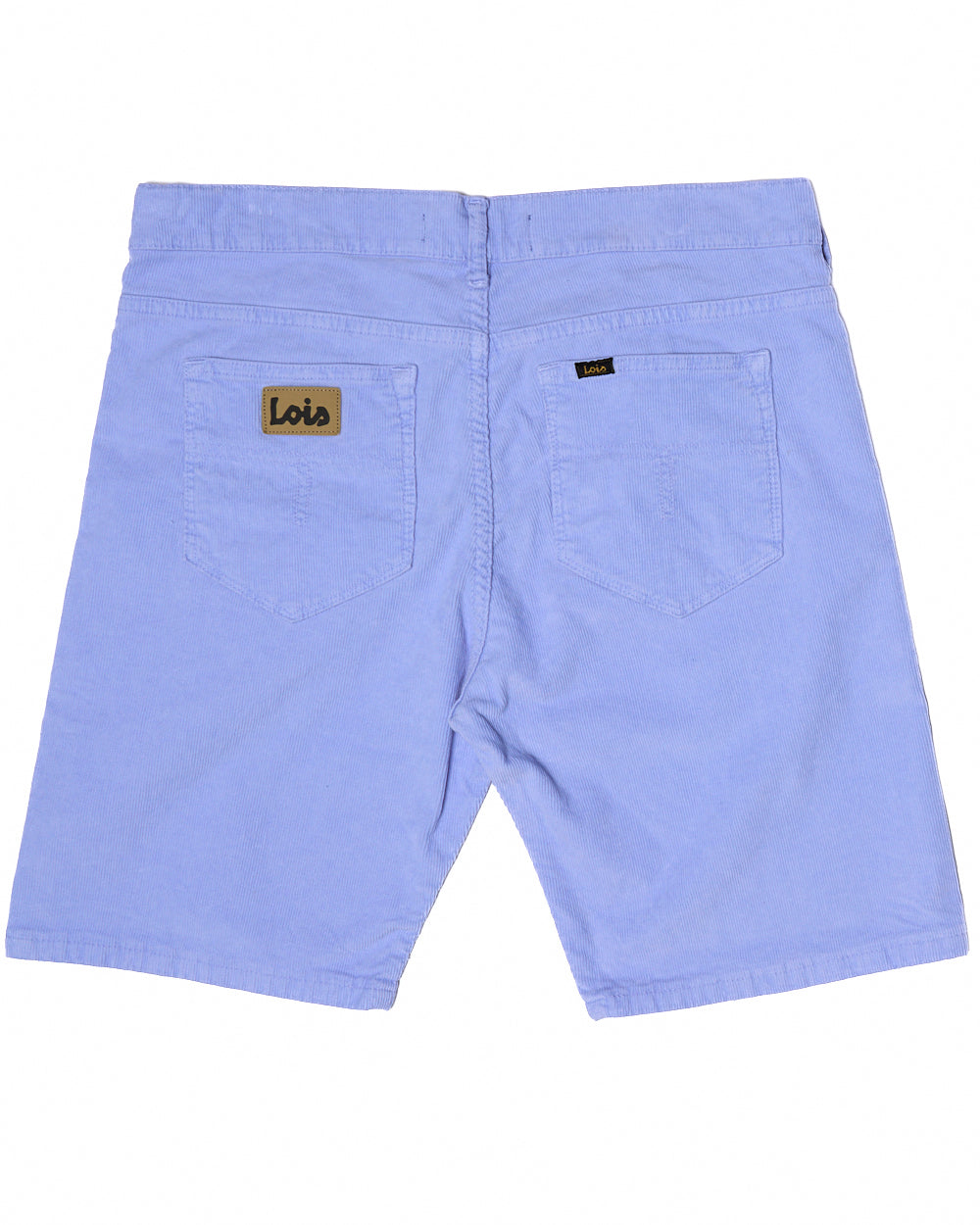 Lois Pepe Needle Cord Shorts Blue Heather