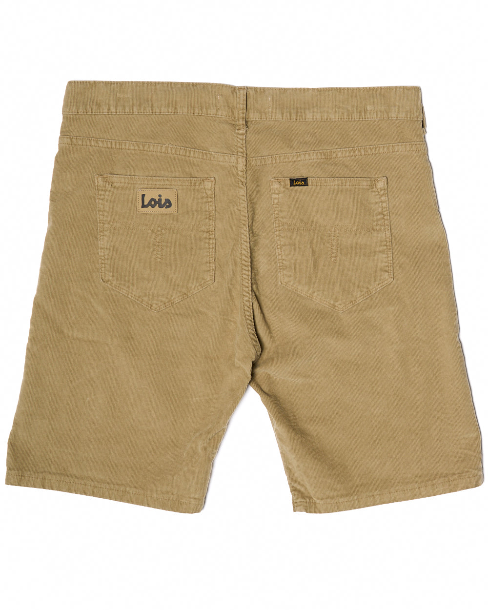 Lois Pepe Needle Cord Shorts Dark Sand