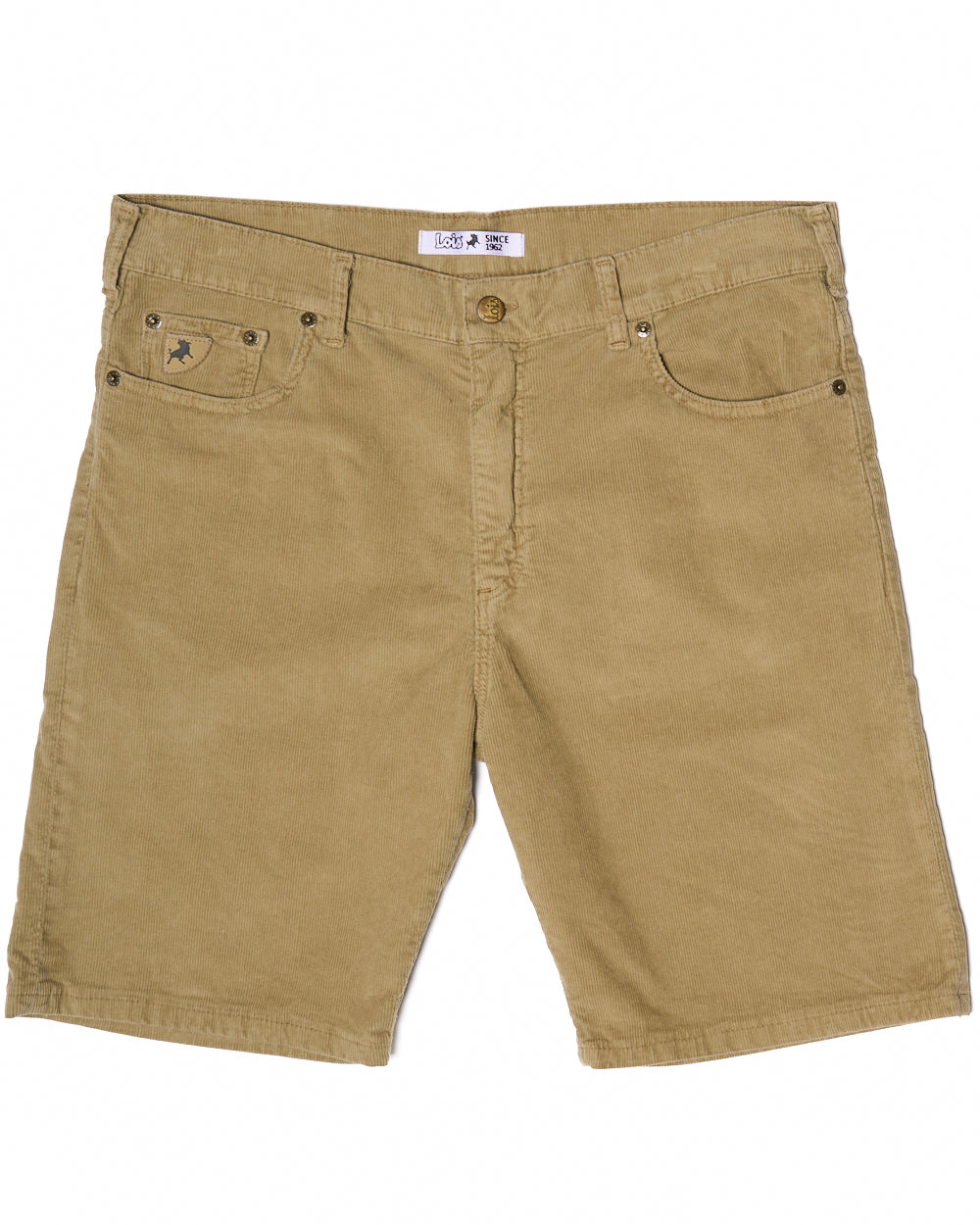 Lois Pepe Needle Cord Shorts Dark Sand