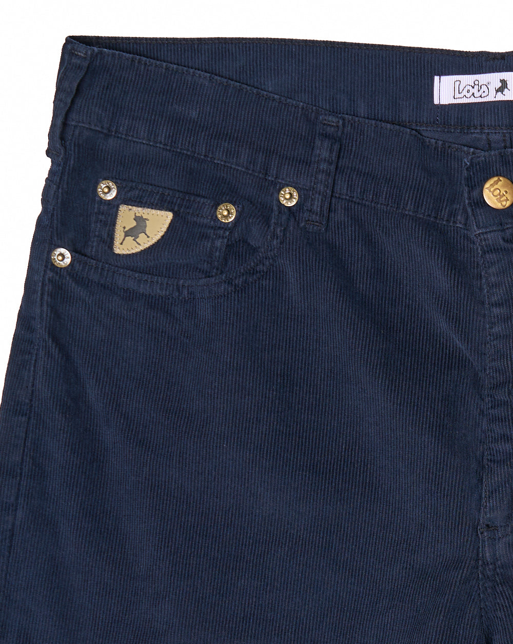 Lois Pepe Needle Cord Shorts Navy