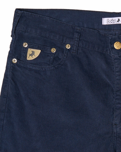 Lois Pepe Needle Cord Shorts Navy