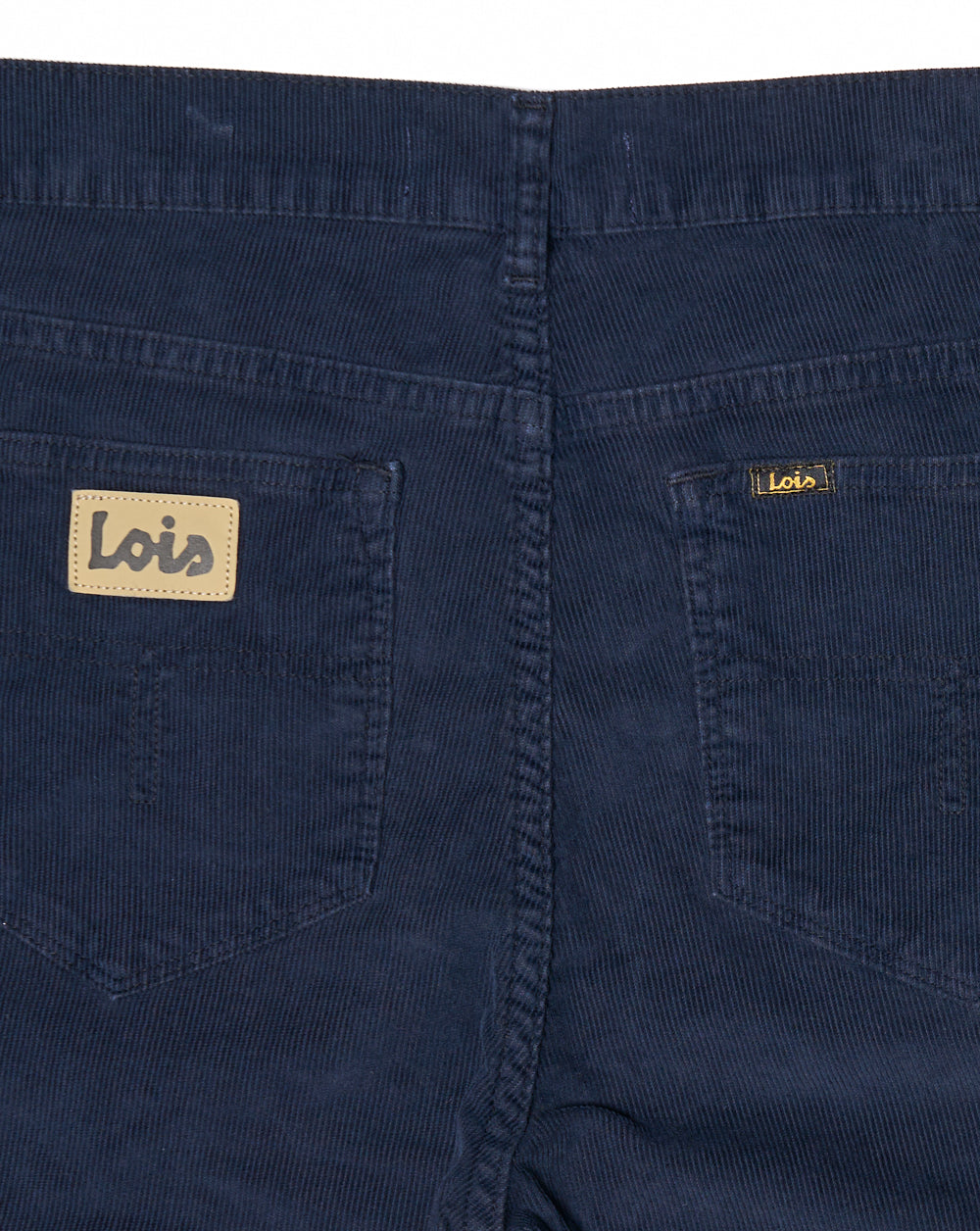 Lois Pepe Needle Cord Shorts Navy
