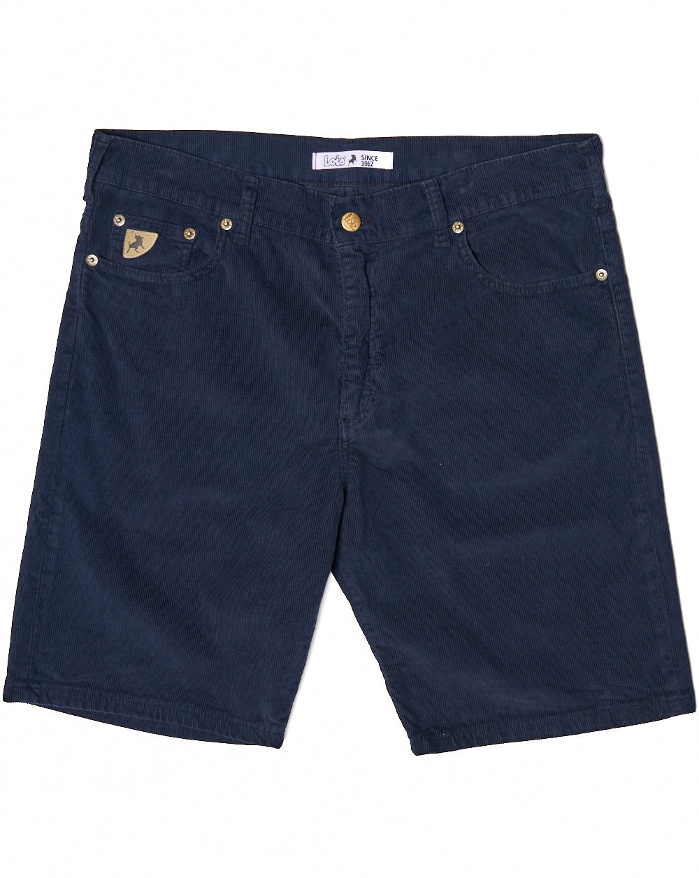 Lois Pepe Needle Cord Shorts Navy