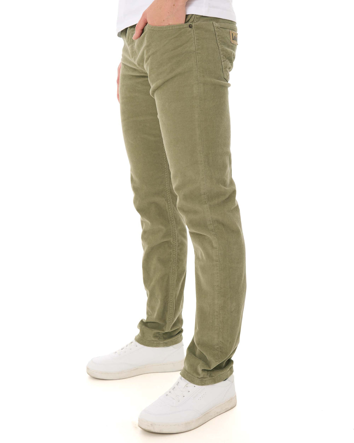Lois Sierra Needle Cords Dusky Green