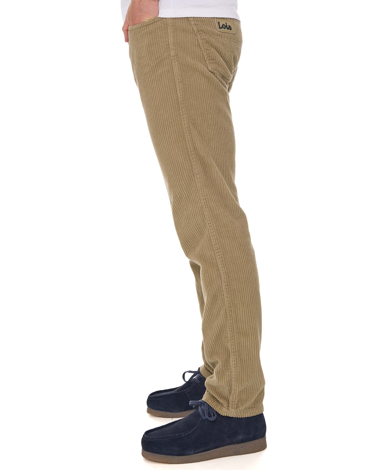 Lois Terrace Jumbo Cords Dark Sand