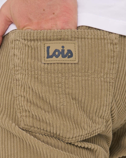 Lois Terrace Jumbo Cords Dark Sand