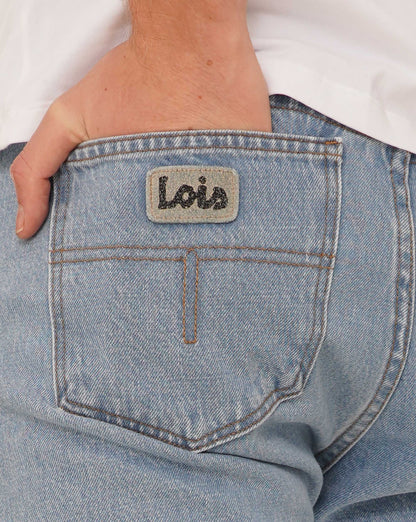 Lois Terrace Regular Taper Jeans Jackson Wash Out
