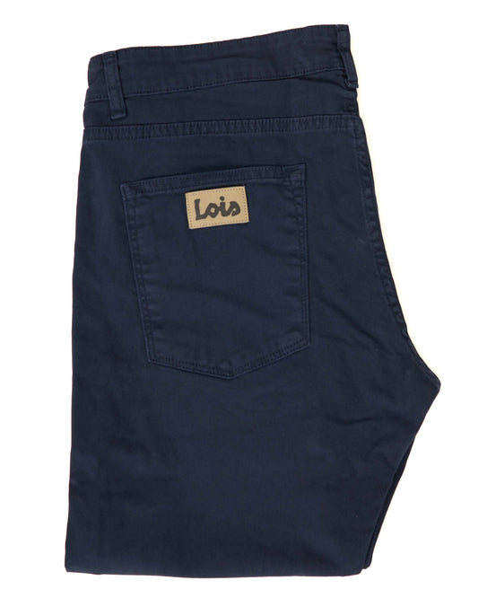 Lois Lois Terrace Baumwoll-5-Pocket-Jeans, Neu Marineblau