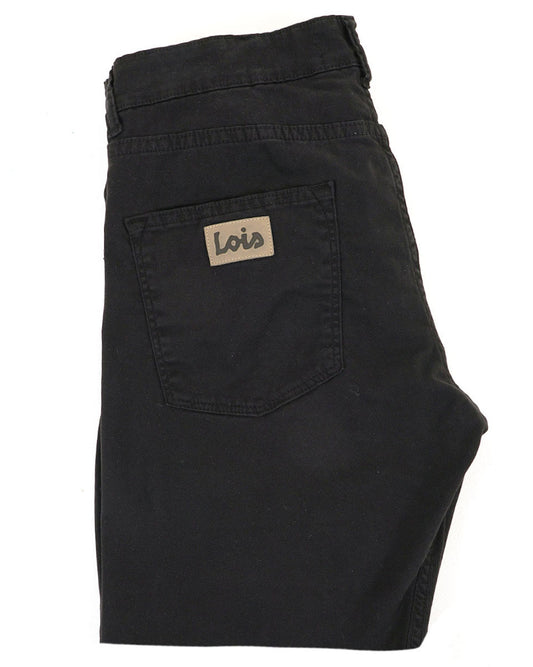 Lois Lois Terrace Baumwoll-5-Pocket-Jeans Schwarz