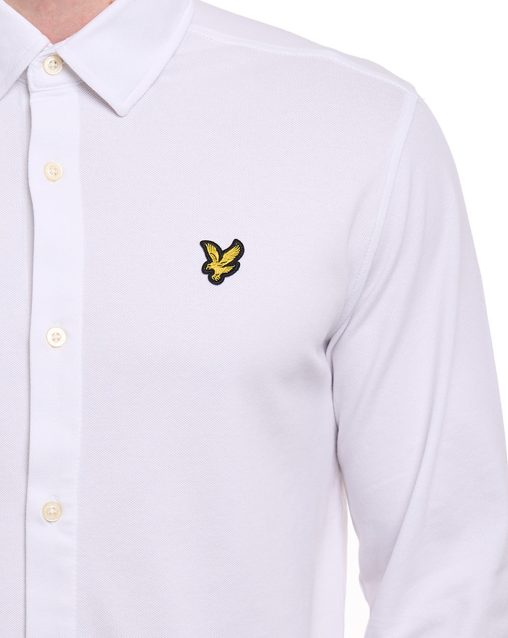 Lyle & Scott Piqué-Trikot, weiß