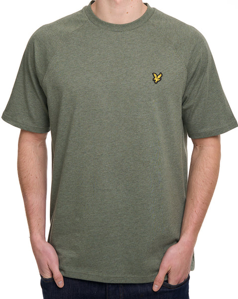 Lyle And Scott Tri Marl Raglan T Shirt Khaki