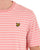 Lyle And Scott Pique Breton T Shirt Pink/White