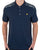 Lyle & Scott Check Panelled Polo Dark Navy