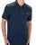 Lyle & Scott Check Panelled Polo Dark Navy