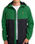Lyle & Scott Colour Block Hooded Jacket Clover Green/Black