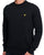 Lyle & Scott Baumwollpullover mit Rundhalsausschnitt, Jet Black