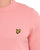 Lyle & Scott Baumwollpullover mit Rundhalsausschnitt, Rosa