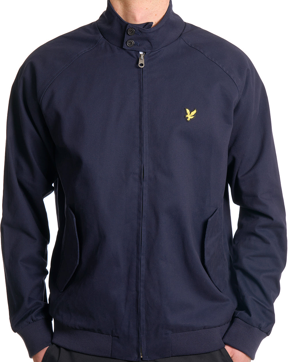 Lyle & Scott Cotton Harrington Jacket Dark Navy