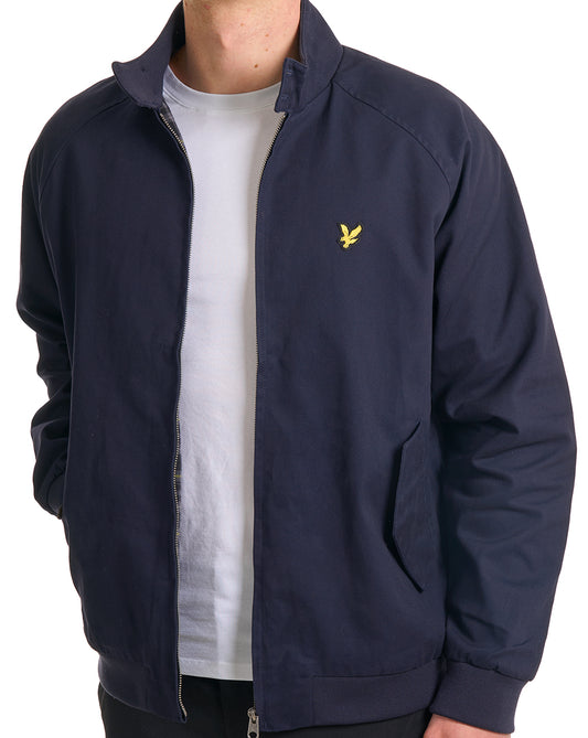 Lyle And Scott Lyle & Scott Baumwoll-Harrington-Jacke, Dunkelblau