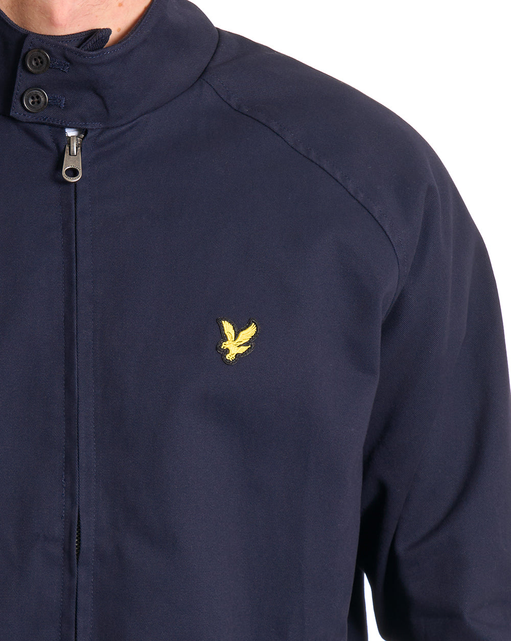 Lyle & Scott Cotton Harrington Jacket Dark Navy
