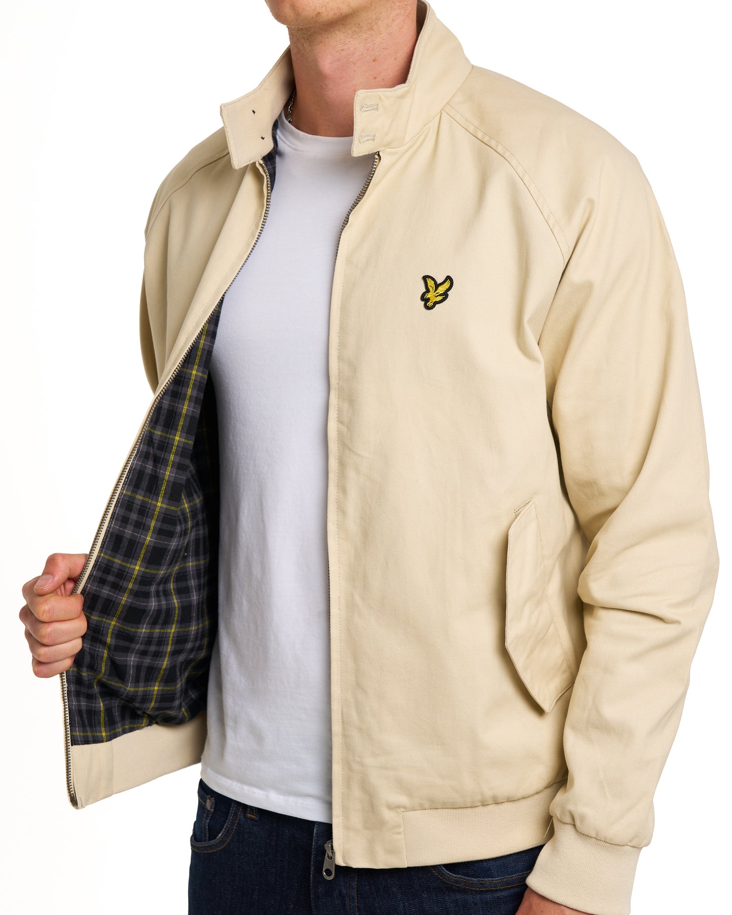 Lyle & Scott Cotton Harrington Jacket Wheat