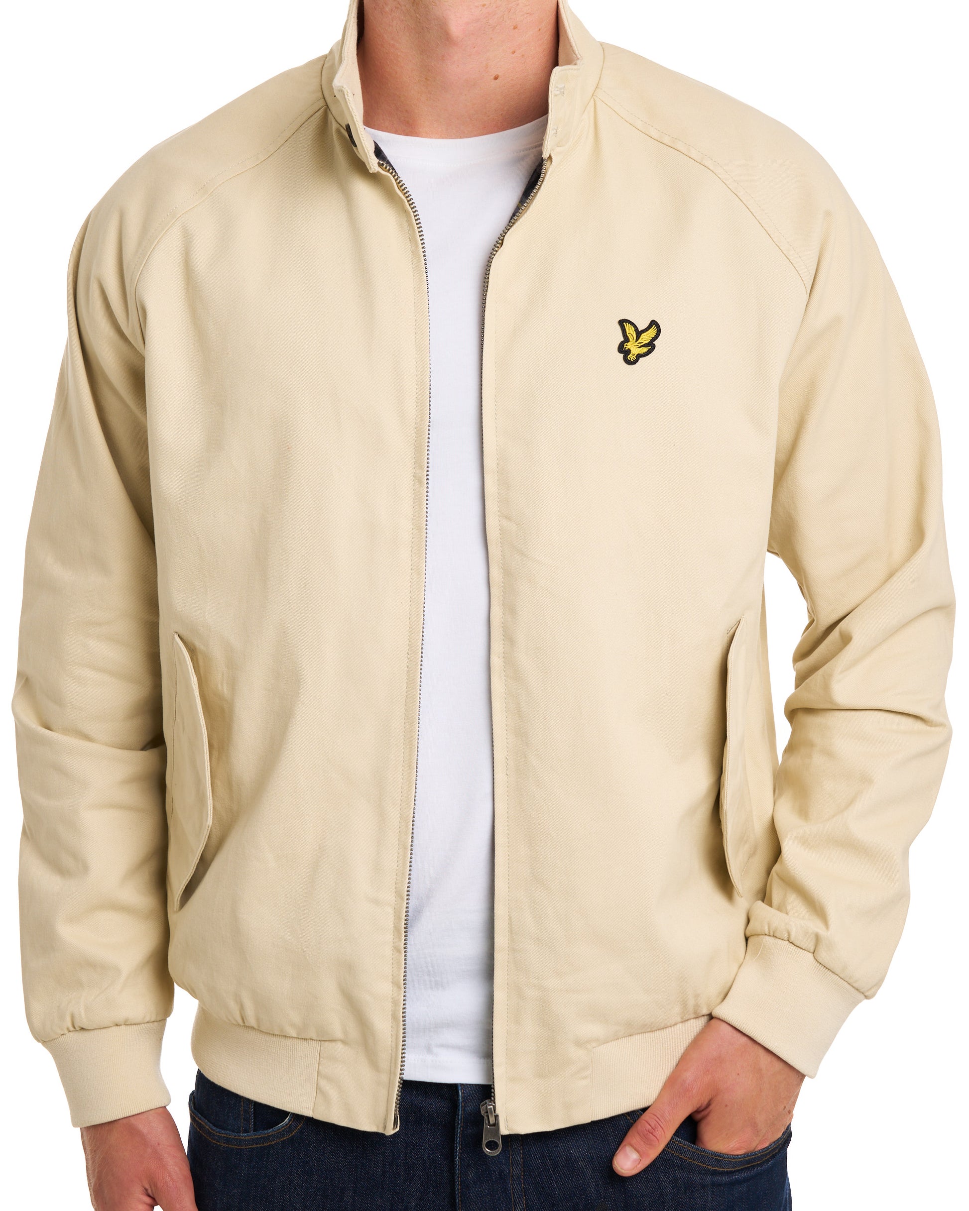 Lyle & Scott Cotton Harrington Jacket Wheat