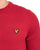 Lyle & Scott Cotton Merino Crew Jumper Garnet
