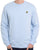 Lyle & Scott Sweatshirt mit Rundhalsausschnitt, Opalblau