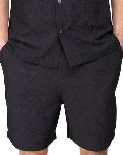 Lyle & Scott Crinkle Resort Short Jet Black
