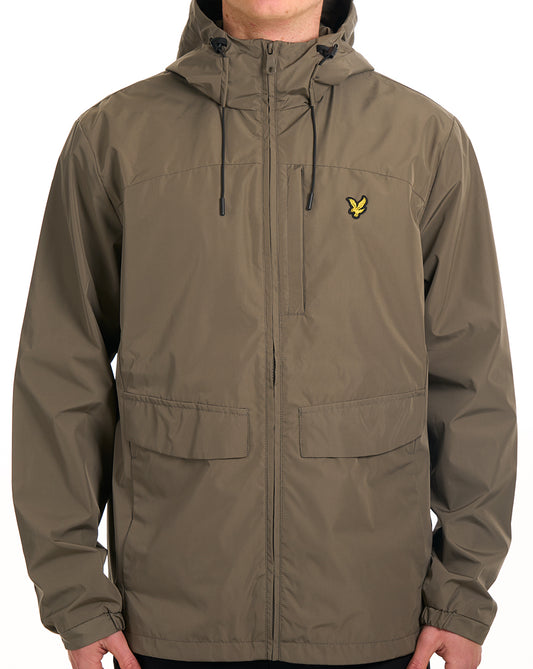Lyle And Scott Lyle & Scott Leichte Kapuzenjacke Khaki Ash