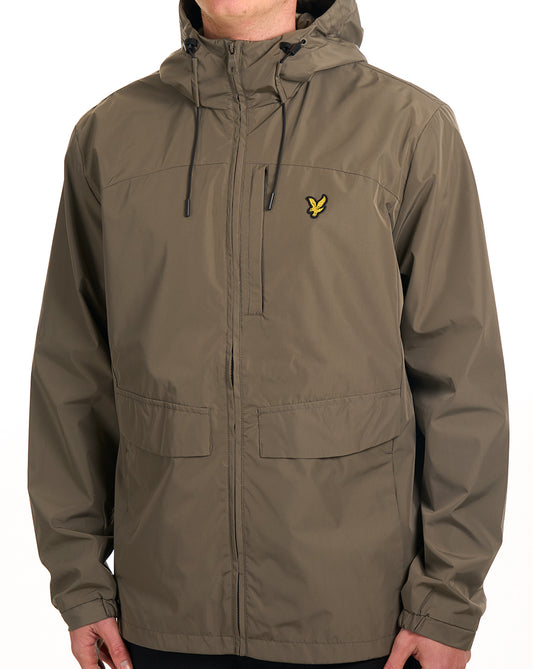 Lyle And Scott Lyle & Scott Leichte Kapuzenjacke Khaki Ash