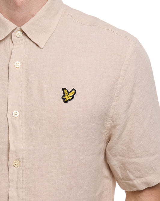 Lyle And Scott Lyle & Scott Kurzarmhemd aus Leinenmischung, Farbe