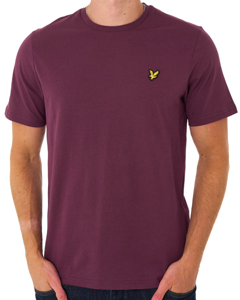 Lyle & Scott T Shirt Noir Plum